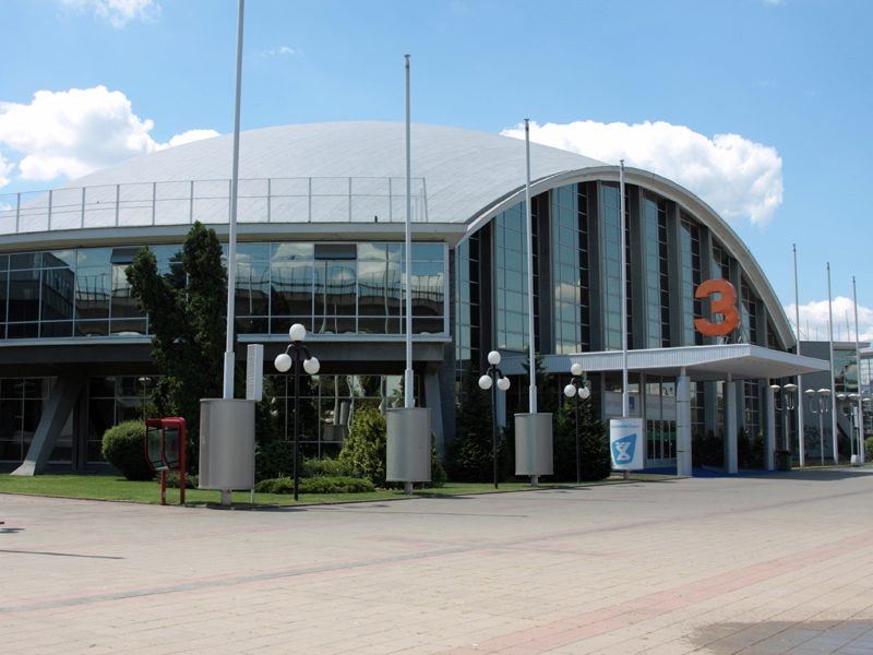 Hall 3 of the Belgrade Fair, one of the largest domes in this part of Europe